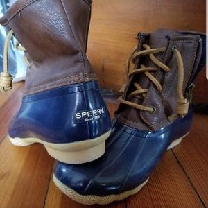 Sperry rain booties